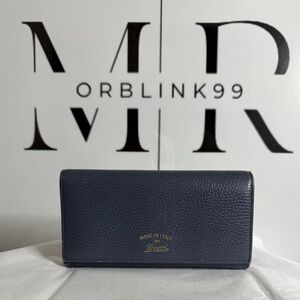 Gucci Women Leather, Long Wallet, Authentic